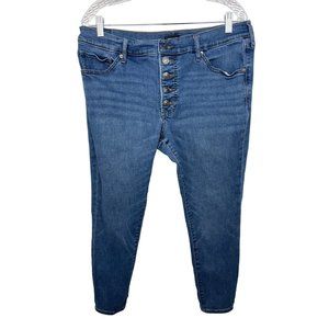 Express Women's Skinny Jeans - Blue